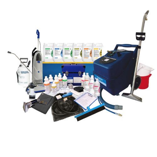 Prochem steemeasy carpet cleaning machine  startup package including chemicals and accessories